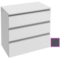 Комод серый антрацит глянец 80,1 см Jacob Delafon Vox EB2066-RA-442