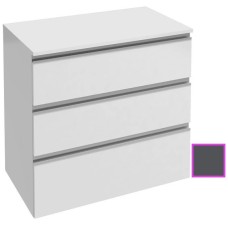 Комод серый антрацит глянец 80,1 см Jacob Delafon Vox EB2066-RA-442