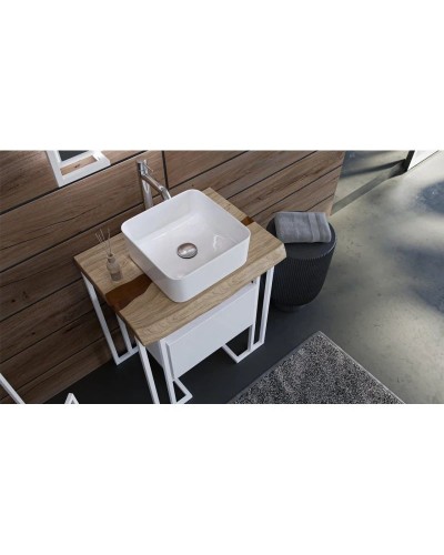 Тумба белый глянец 44 см Velvex Gelou tpGEL.45-43.21