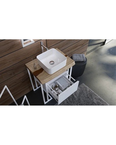 Тумба белый глянец 44 см Velvex Gelou tpGEL.45-43.21