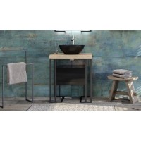 Тумба черный глянец 44 см Velvex Gelou tpGEL.45-44.213