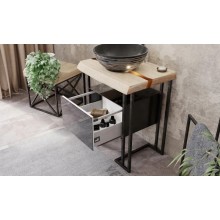 Тумба черный глянец 44 см Velvex Gelou tpGEL.45-44.213