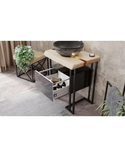 Тумба черный глянец 44 см Velvex Gelou tpGEL.45-44.213