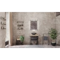 Тумба черный матовый 44 см Velvex Gelou tpGEL.45-45.214