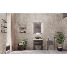 Тумба черный матовый 44 см Velvex Gelou tpGEL.45-45.214