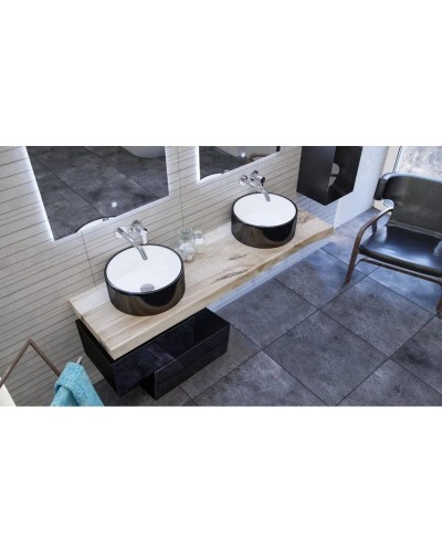 Тумба черный глянец 44 см Velvex Felay tpFEL.45-44.213