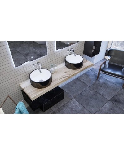 Тумба черный матовый 44 см Velvex Felay tpFEL.45-45.214