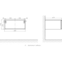 Тумба белый матовый 60 см Velvex Unique Unit tpUNI.60.H27.Y-211