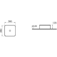 Детская ступенька натуральная древесина 38 см Vitra Nest Trendy 56196