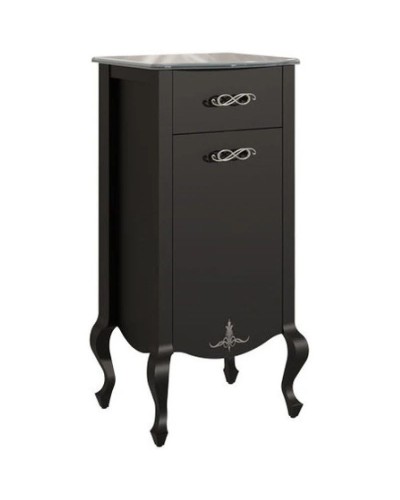 Тумба черный матовый 48,6 см R Caprigo Bourget 11065R-B042