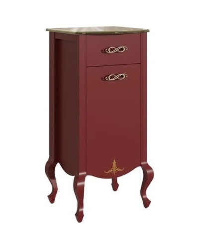 Тумба бордо матовый 48,6 см L Caprigo Bourget 11065L-B013