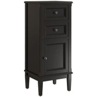 Тумба черный матовый 43,4 см R Caprigo Jardin 10460R-B032