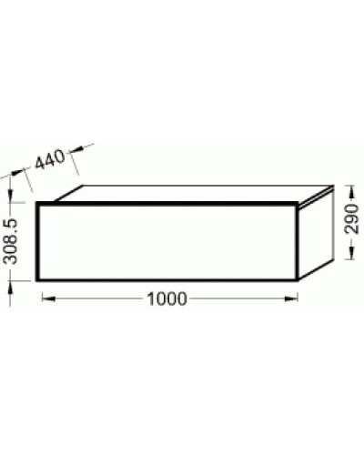 Тумба капучино Jacob Delafon Formilia EB1016-HU-F47