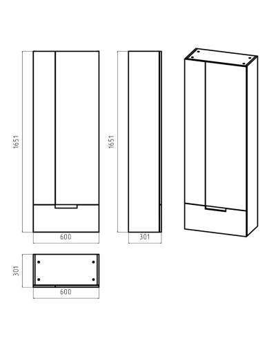 Лира - 60 полный комплект левое зеркало