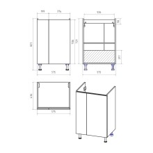 Лира - 60 полный комплект левое зеркало