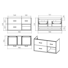 Фетта -100 полный комплект правый пенал, правое зеркало