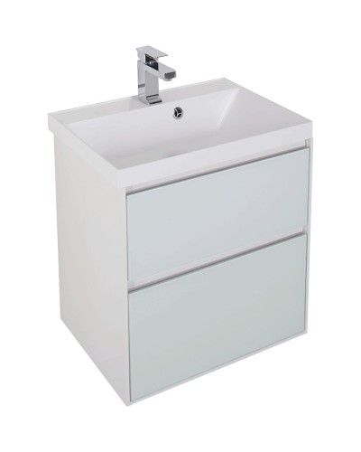 Комплект мебели для ванной Aquanet Гласс 60 240458 Белый