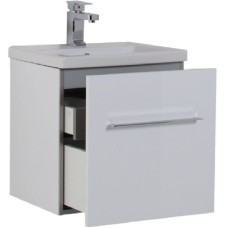 Комплект мебели для ванной Aquanet Порто 50 196675 подвесной Белый