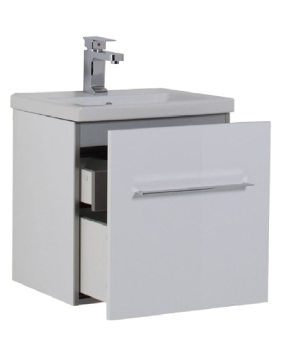 Комплект мебели для ванной Aquanet Порто 50 196675 подвесной Белый