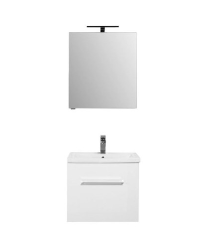 Комплект мебели для ванной Aquanet Порто 60 196676 подвесной Белый
