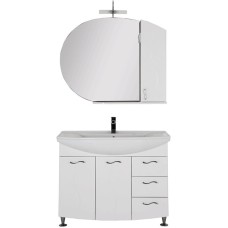 Комплект мебели для ванной Aquanet Моника 105 187564 Белый