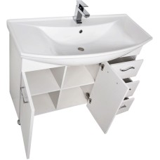 Комплект мебели для ванной Aquanet Моника 105 187564 Белый