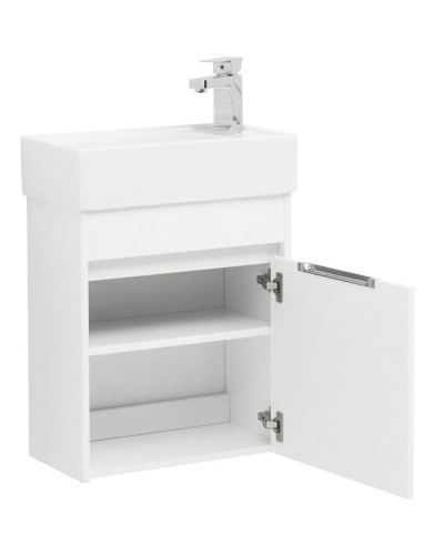 Комплект мебели для ванной Aquanet Лидс 50 240480 подвесной Белый