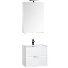 Комплект мебели для ванной Aquanet Алвита 60 184619 подвесной Белый