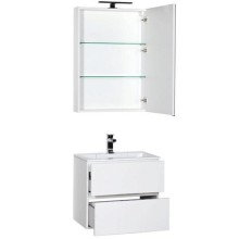 Комплект мебели для ванной Aquanet Алвита 60 184619 подвесной Белый