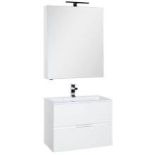 Комплект мебели для ванной Aquanet Алвита 70 184620 подвесной Белый