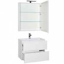 Комплект мебели для ванной Aquanet Алвита 70 184620 подвесной Белый