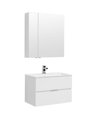 Комплект мебели для ванной Aquanet Алвита 80 237347 подвесной Белый