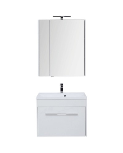 Комплект мебели для ванной Aquanet Августа 75 225246 подвесной Белый
