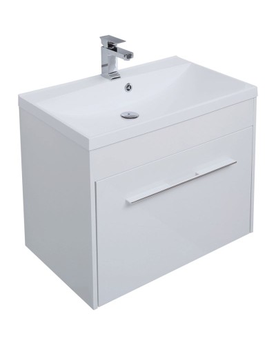 Комплект мебели для ванной Aquanet Августа 75 225246 подвесной Белый