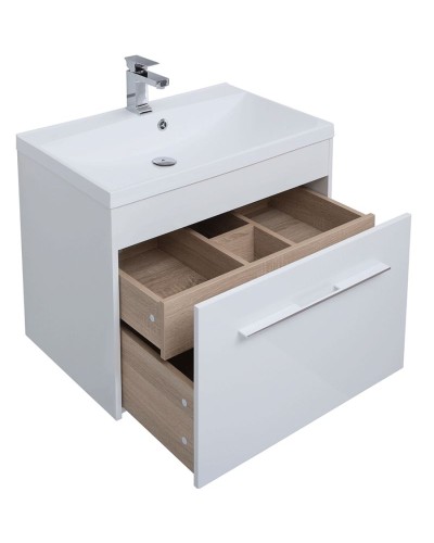 Комплект мебели для ванной Aquanet Августа 75 225246 подвесной Белый