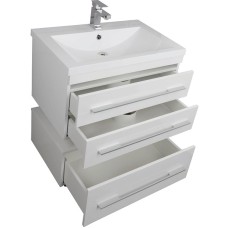 Комплект мебели для ванной Aquanet Нота 75 231060 подвесной Белый глянец