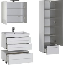 Комплект мебели для ванной Aquanet Верона 75 231017 Белый