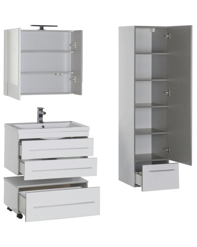 Комплект мебели для ванной Aquanet Верона 75 231017 Белый