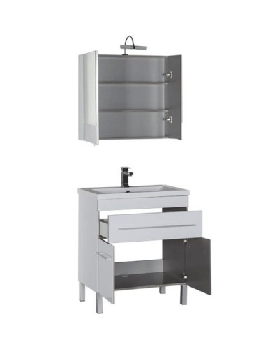 Комплект мебели для ванной Aquanet Верона 75 231034 Белый
