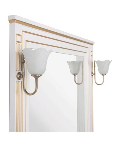 Комплект мебели для ванной Aquanet Паола 90 187844 Белый Золото