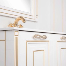 Комплект мебели для ванной Aquanet Паола 90 187844 Белый Золото