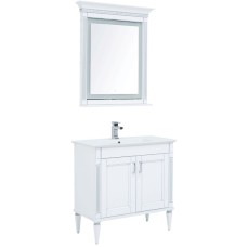 Комплект мебели для ванной Aquanet Селена 90 233126 Белый Серебро