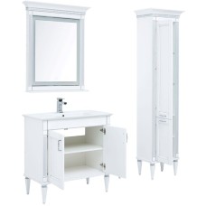 Комплект мебели для ванной Aquanet Селена 90 233126 Белый Серебро