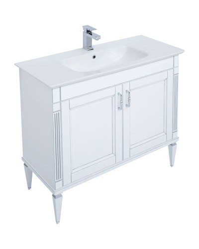 Комплект мебели для ванной Aquanet Селена 105 233125 Белый Серебро