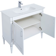 Комплект мебели для ванной Aquanet Селена 105 233125 Белый Серебро