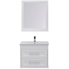 Комплект мебели для ванной Aquanet Бостон 80 210630 подвесной Белый матовый