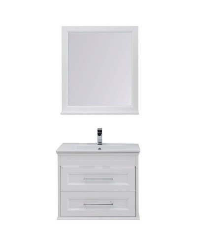 Комплект мебели для ванной Aquanet Бостон 80 210630 подвесной Белый матовый