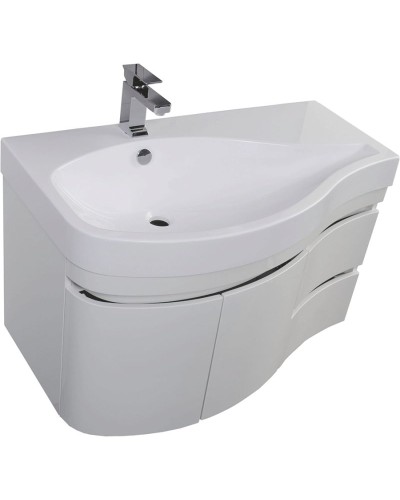 Комплект мебели для ванной Aquanet Сопрано 95 L 169344 Белый