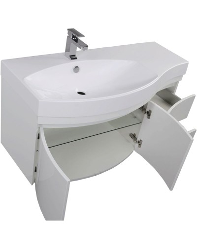 Комплект мебели для ванной Aquanet Опера 115 L 169414 Белый