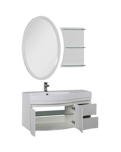 Комплект мебели для ванной Aquanet Опера 115 L 169414 Белый